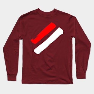 Indonesia Flag - Stripes Long Sleeve T-Shirt